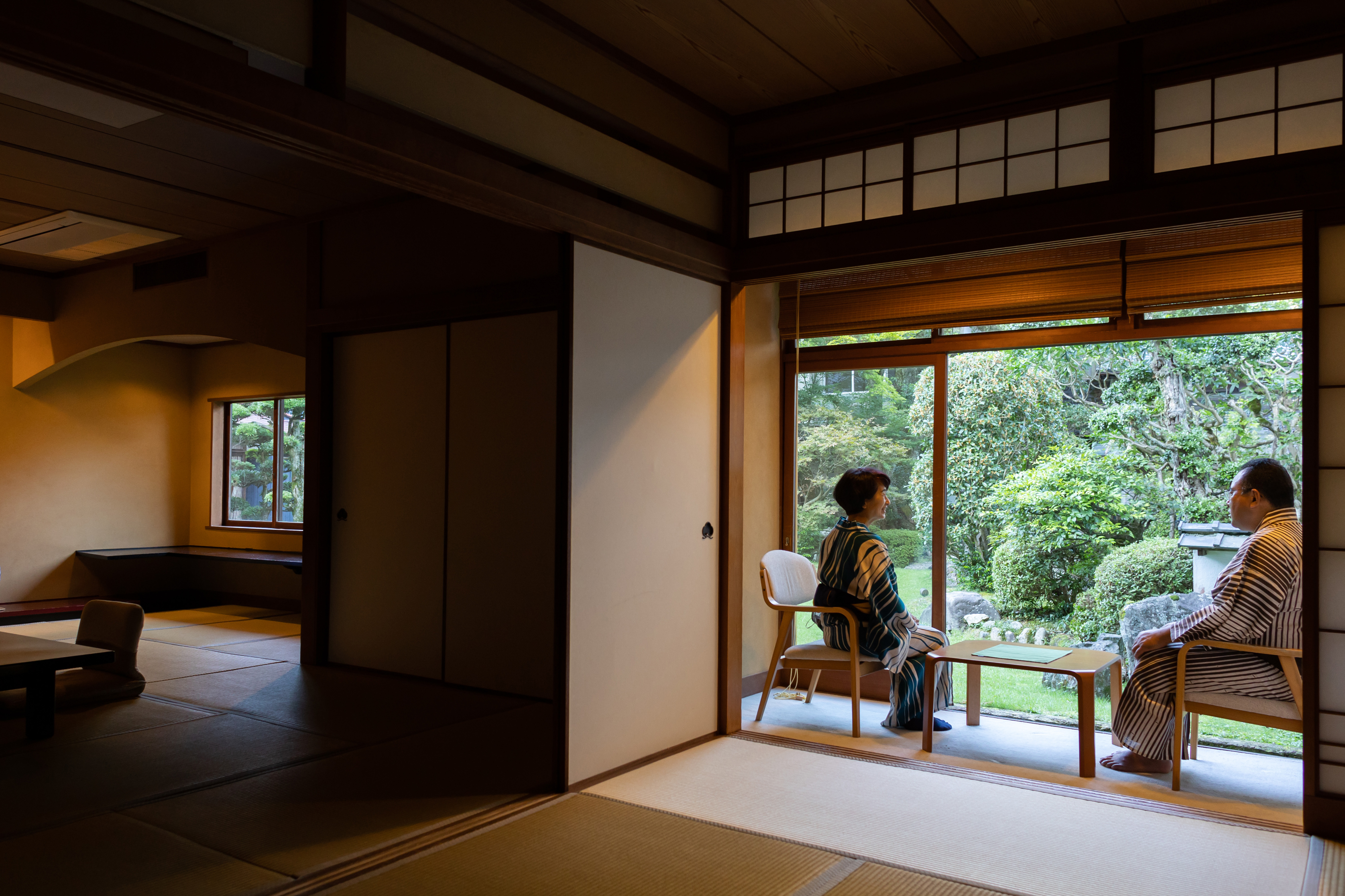 城崎の温泉街画像