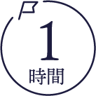 1時間コース